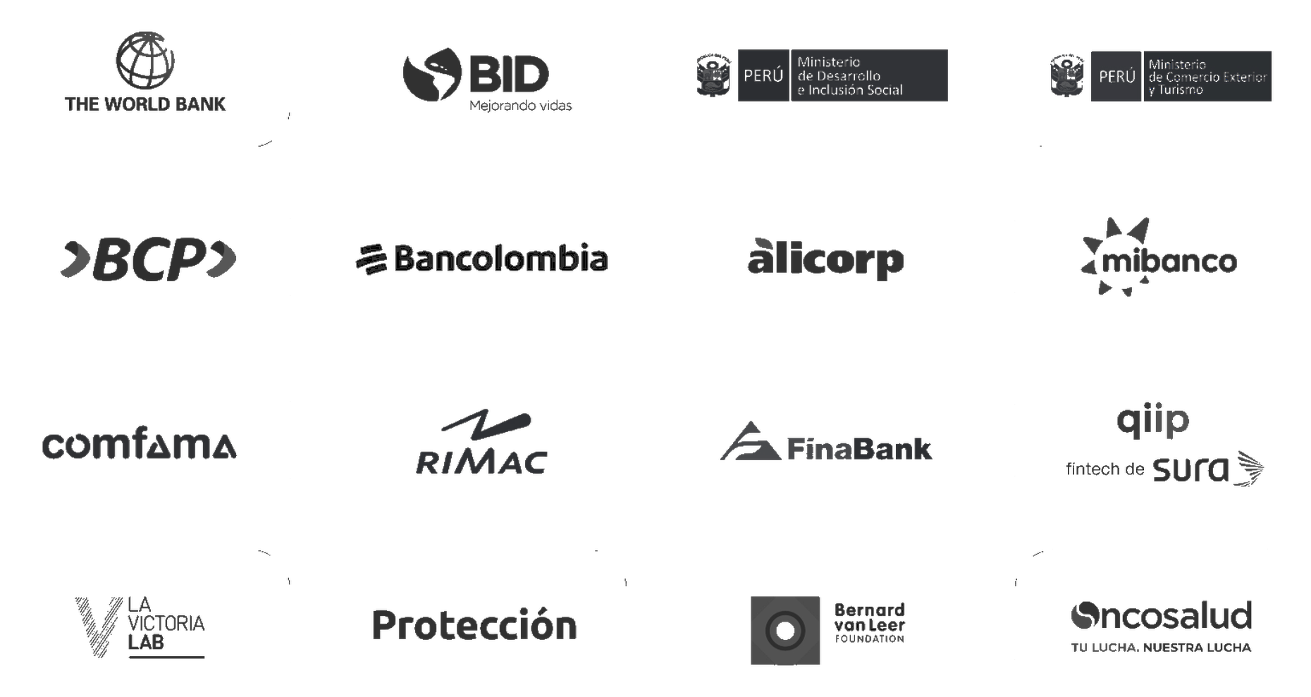 Clientes de Heurística Lab: The World Bank, BID, Ministerio de Desarrollo e Inclusión Social del Perú, Ministerio de Comercio Exterior y Turismo del Perú, BCP, Bancolombia, Alicorp, Mibanco, Comfama, RIMAC, FinaBank, qiip (fintech de SURA), La Victoria Lab, Protección, Bernard van Leer Foundation y Oncosalud